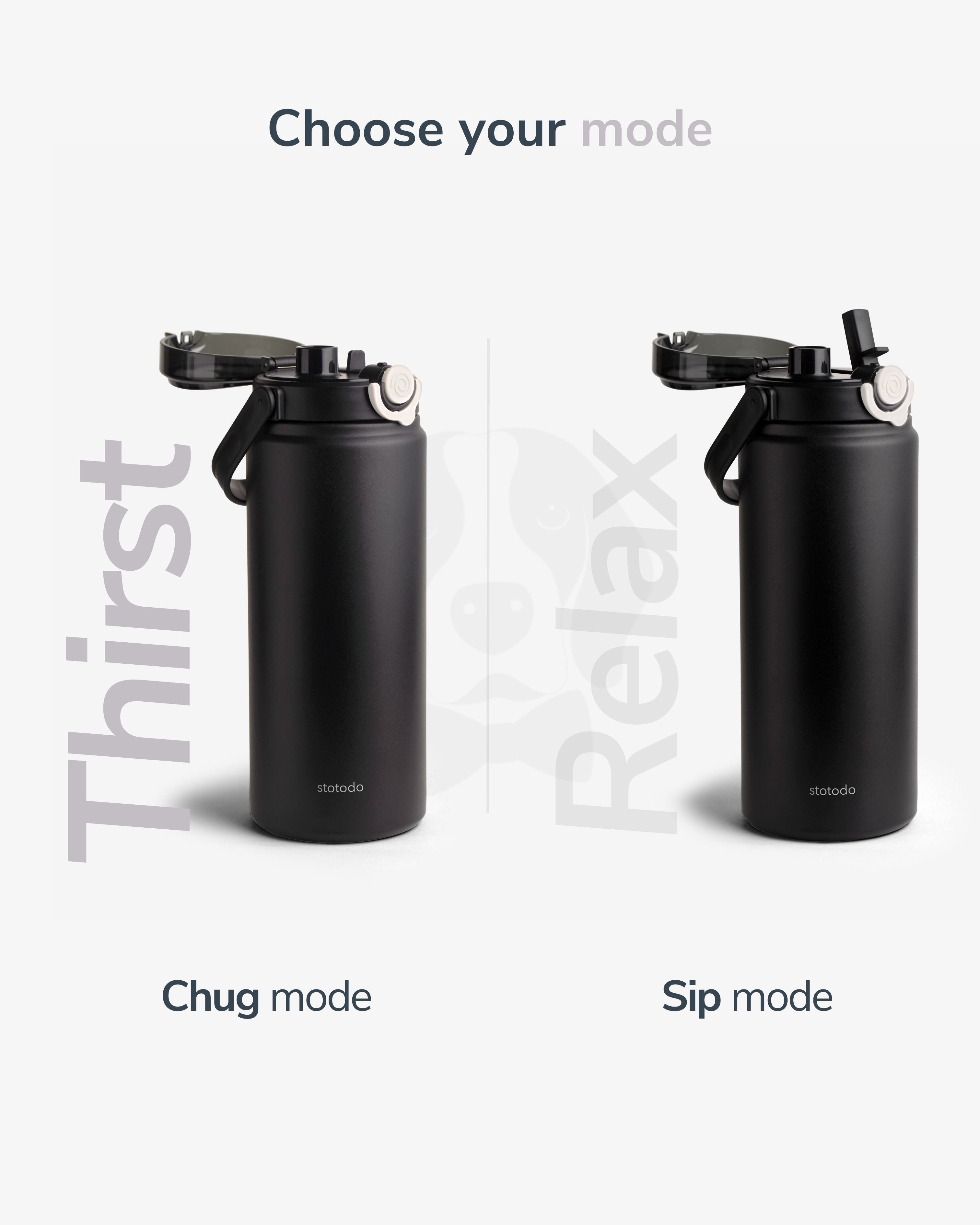 Tank dual sipper flask – stotodo