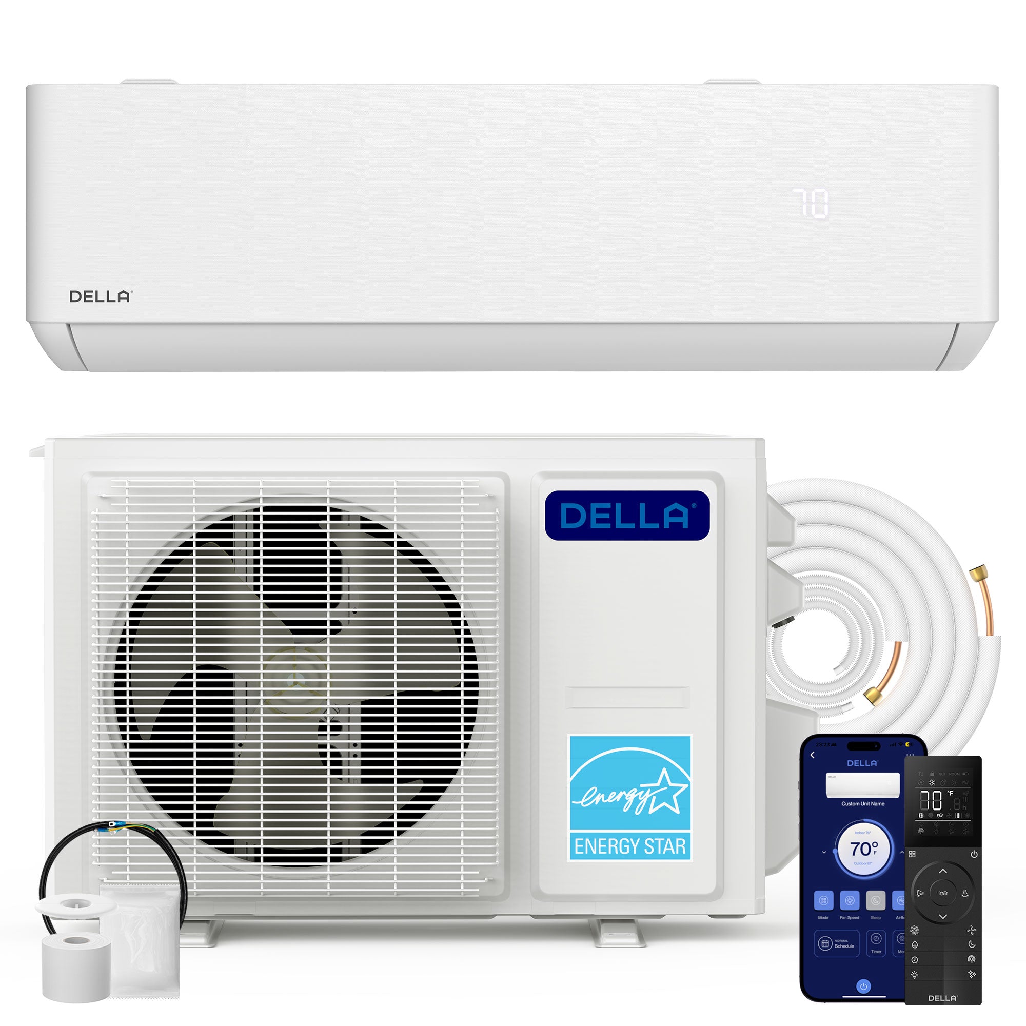 Two Ton Mini Split Units for Sale: SEER2 23, for 1500 Sq.Ft