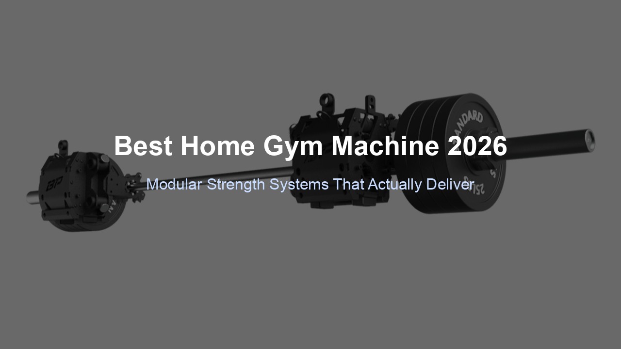 Best Home Gym Machine 2026: Modular Strength Systems Ranked