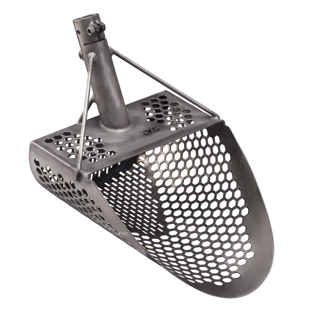 CKG PRO Titanium Sand Scoop - lightest premium metal detecting scoop