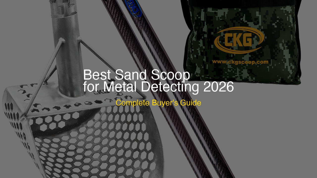 Best Sand Scoop for Metal Detecting 2026: Buyer's Guide