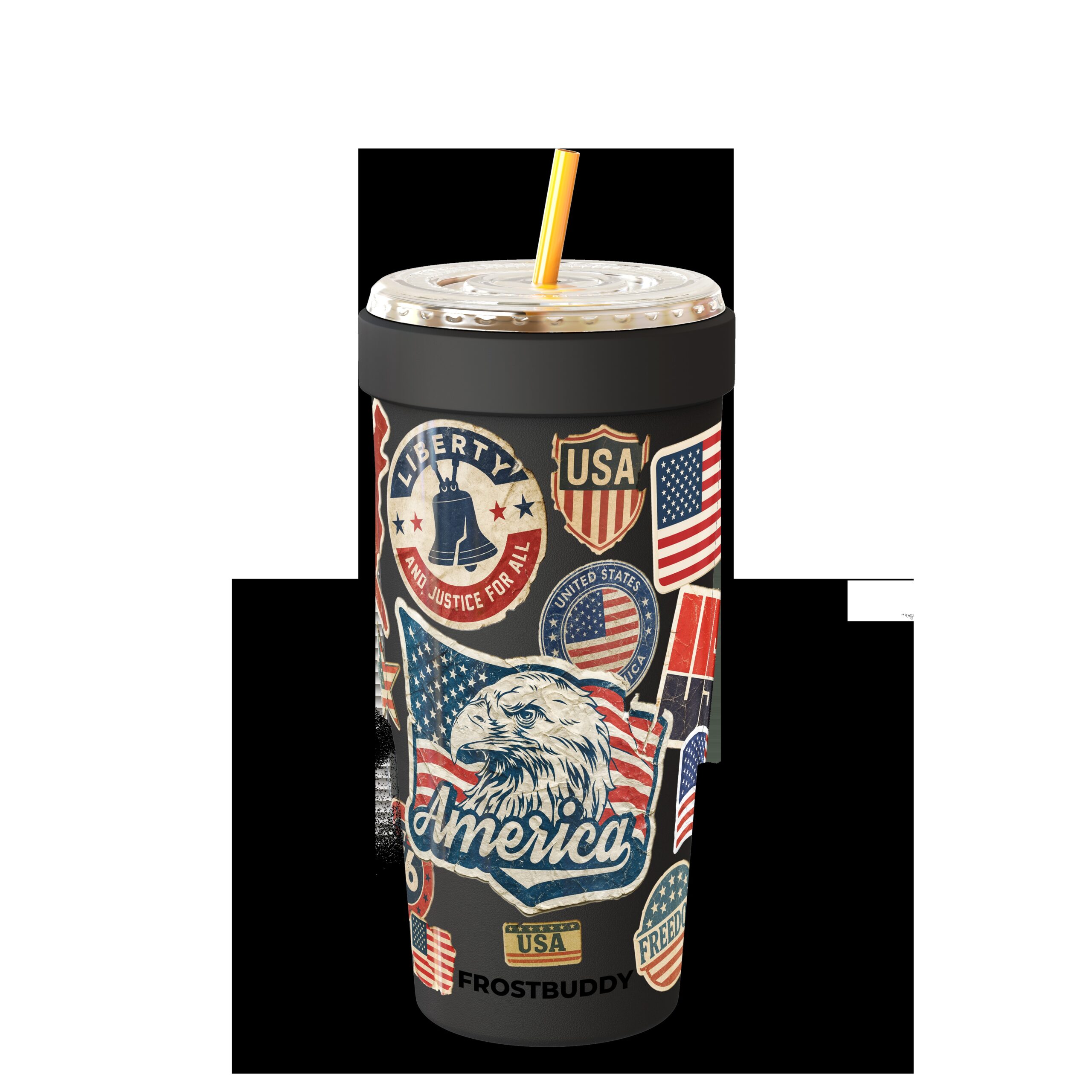 Frost Buddy To-Go Buddy insulated can sleeve - Land of the Free edition $39.99
