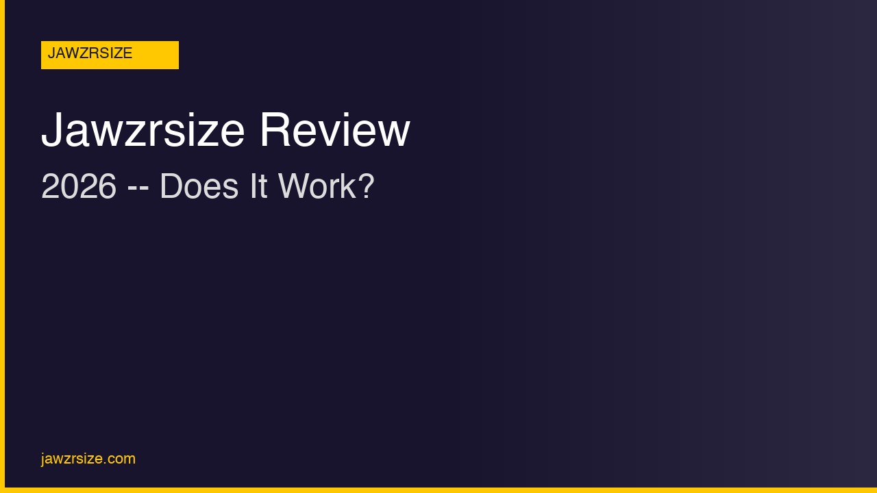 Jawzrsize Review 2026: Does This Jaw Trainer Actually Work?
