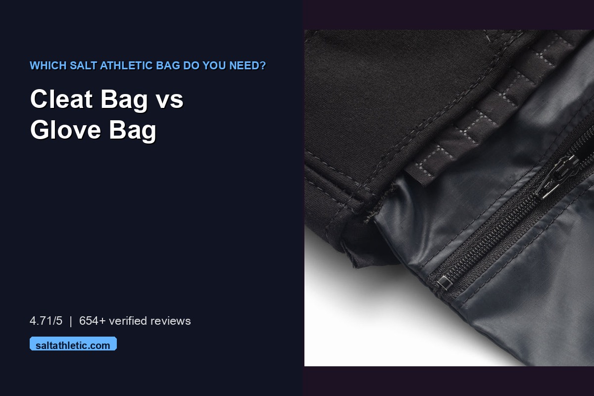 Cleat Bag vs Glove Bag Salt Athletic - Which Should You Buy?